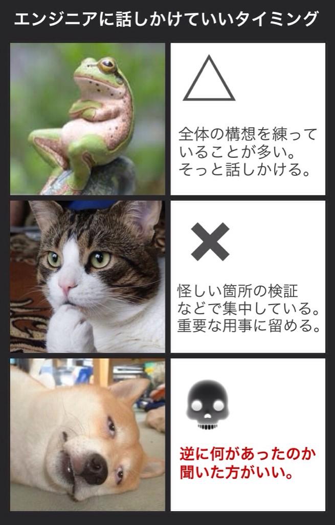 話しかけるタイミング